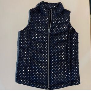 Gap kids vest. Navy and silver